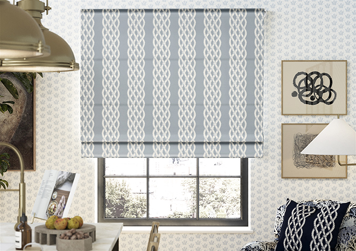 Knots, Misted - Twist&Fit Roman Blind - Image 3